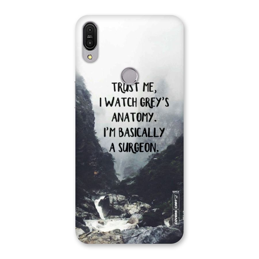 I Am A Surgeon Back Case for Zenfone Max Pro M1
