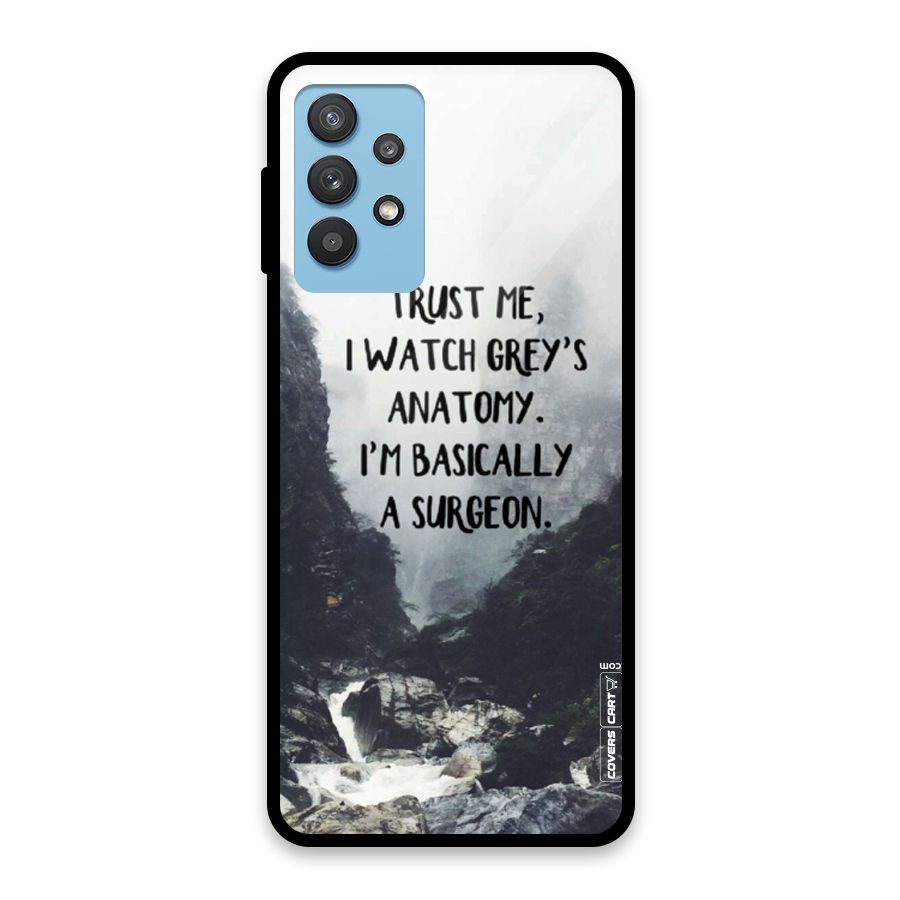 I Am A Surgeon Glass Back Case for Galaxy M32 5G