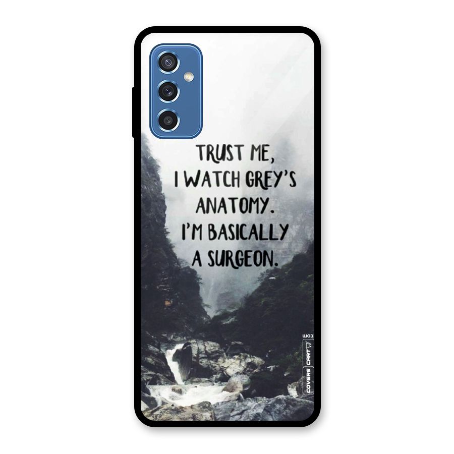 I Am A Surgeon Glass Back Case for Galaxy M52 5G