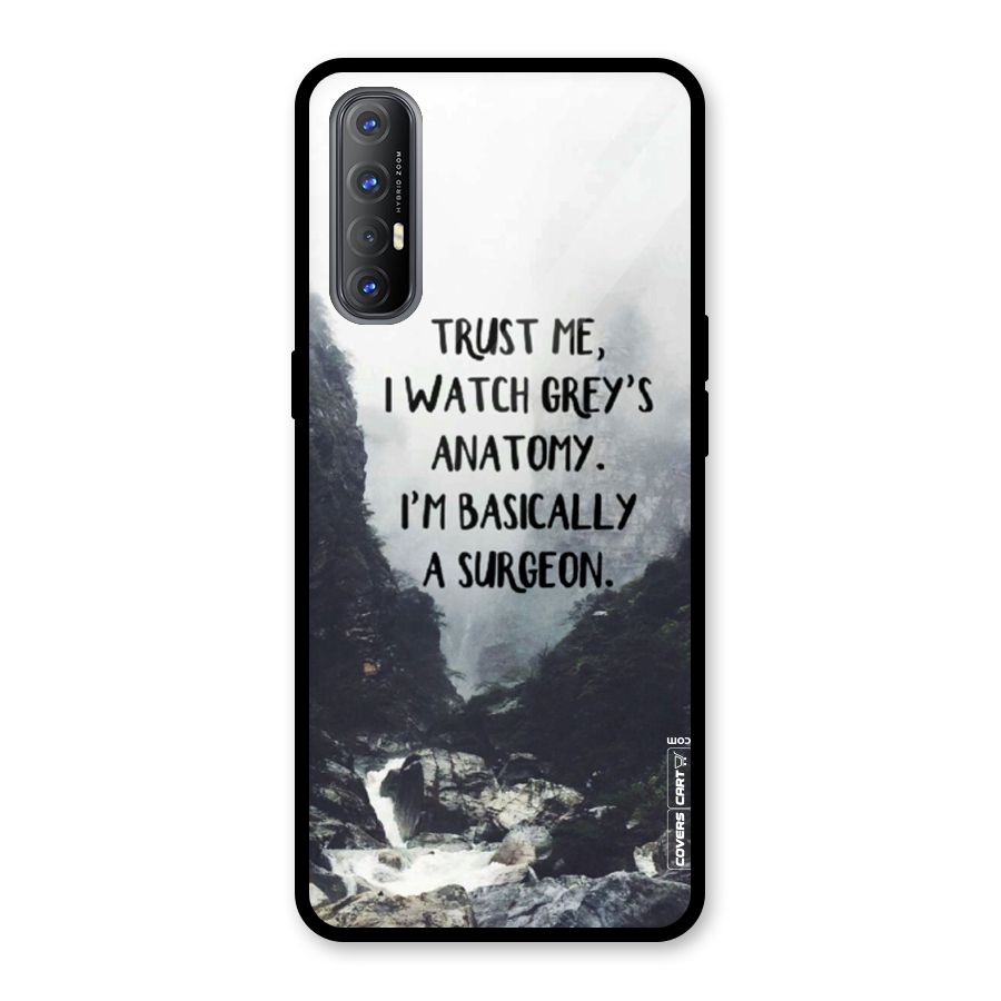 I Am A Surgeon Glass Back Case for Oppo Reno3 Pro