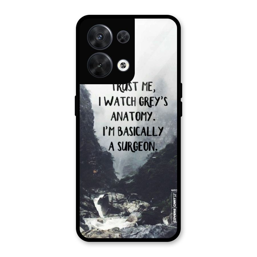 I Am A Surgeon Glass Back Case for Oppo Reno8 5G