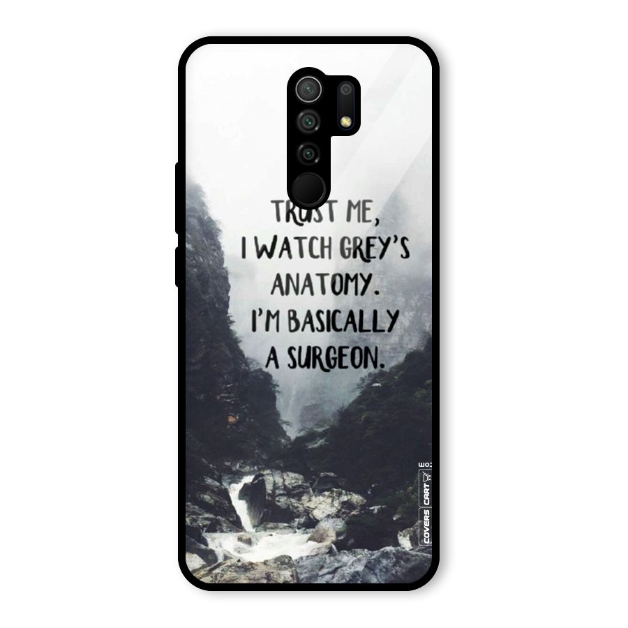 I Am A Surgeon Glass Back Case for Poco M2