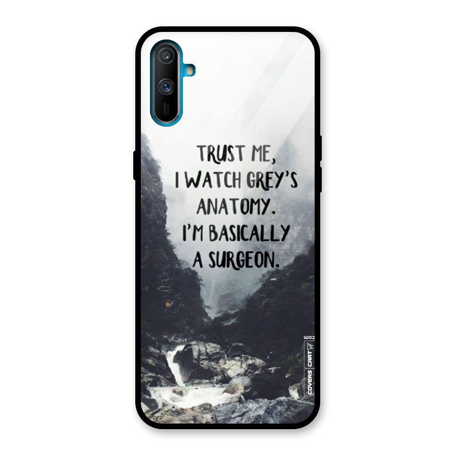 I Am A Surgeon Glass Back Case for Realme C3