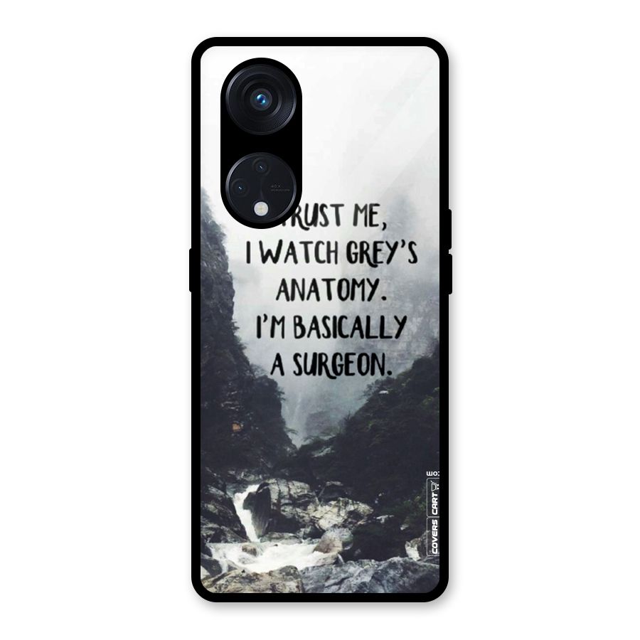 I Am A Surgeon Glass Back Case for Reno8 T 5G