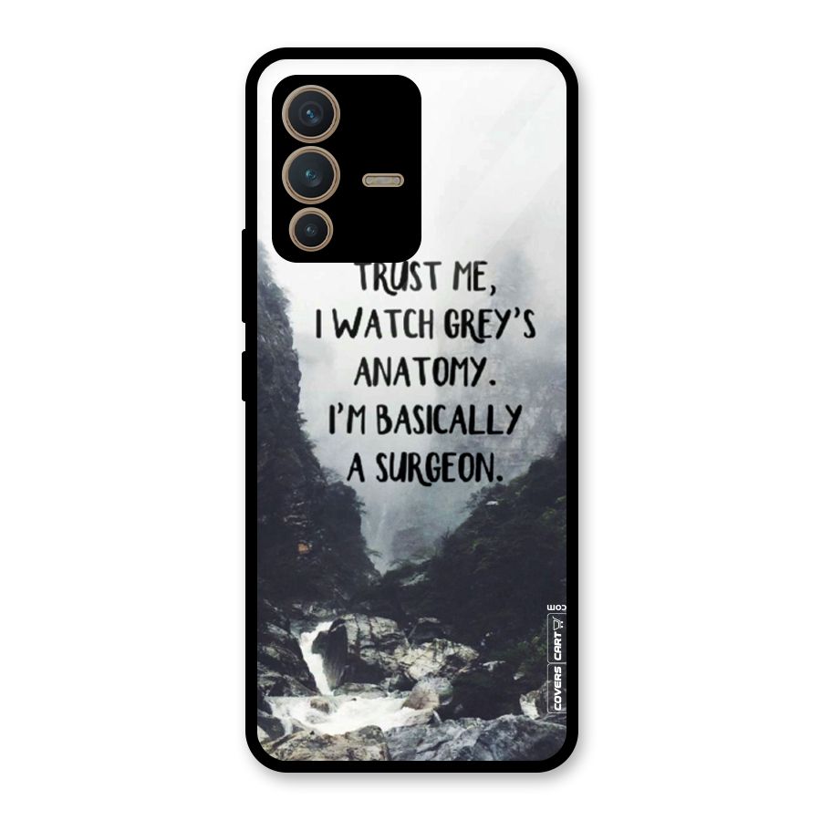 I Am A Surgeon Glass Back Case for Vivo V23 5G