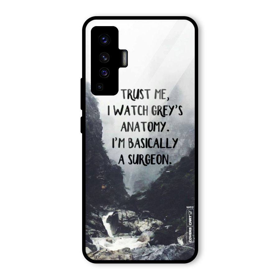 I Am A Surgeon Glass Back Case for Vivo X50