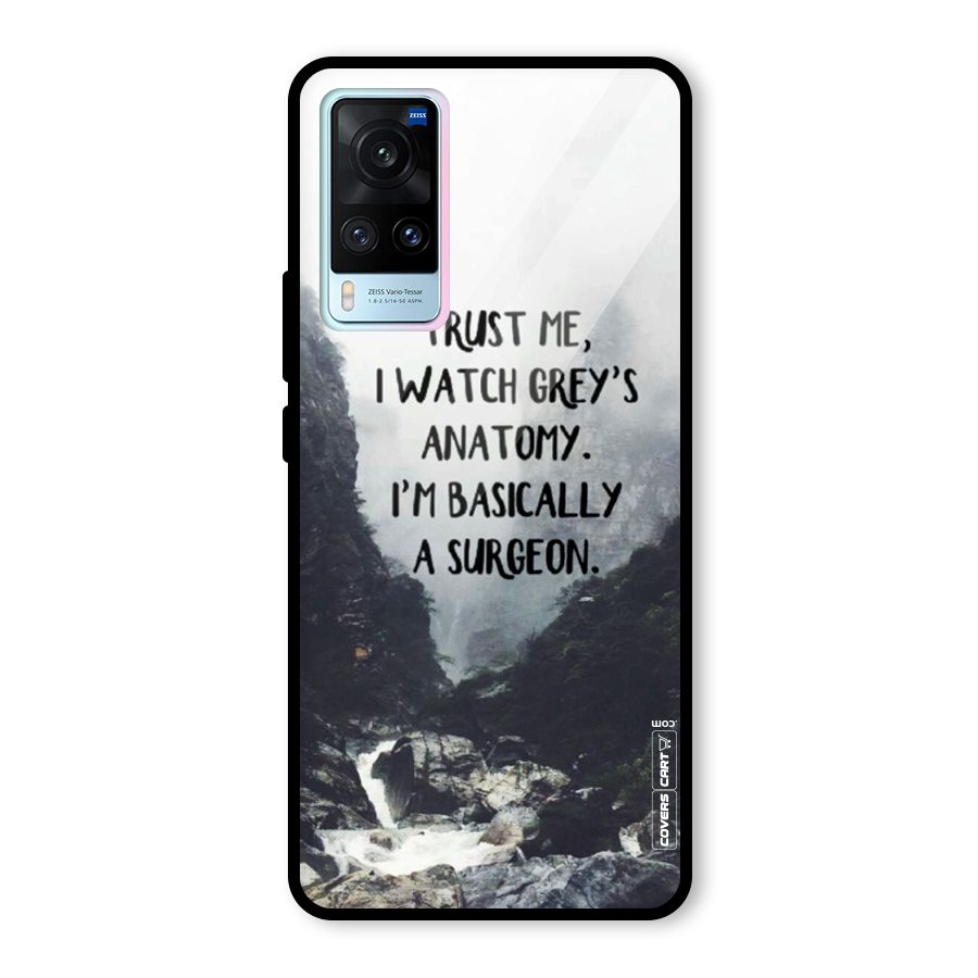 I Am A Surgeon Glass Back Case for Vivo X60