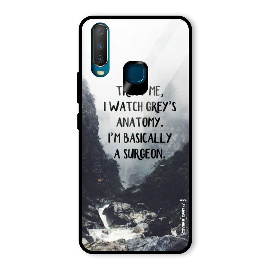 I Am A Surgeon Glass Back Case for Vivo Y15