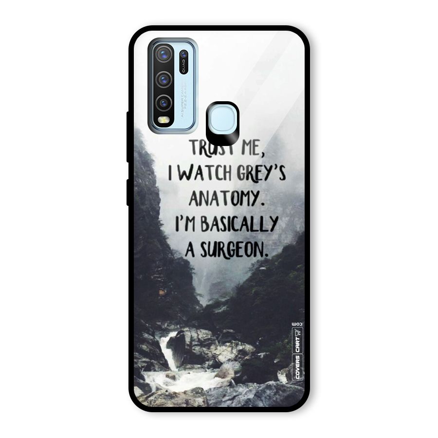 I Am A Surgeon Glass Back Case for Vivo Y50