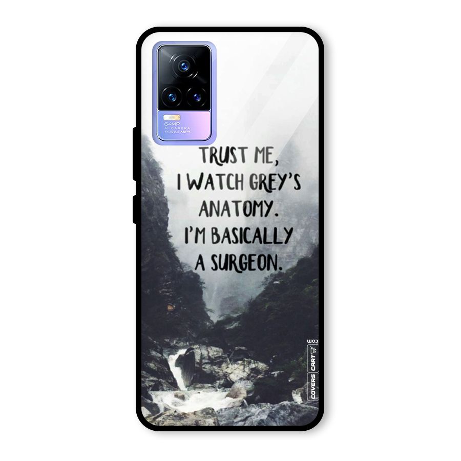I Am A Surgeon Glass Back Case for Vivo Y73