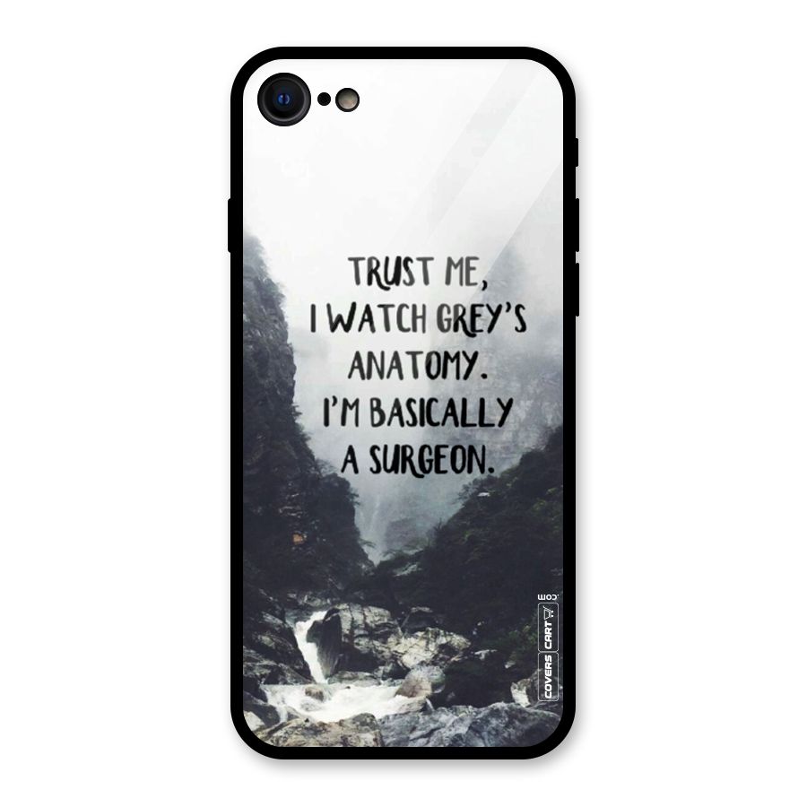 I Am A Surgeon Glass Back Case for iPhone SE 2022