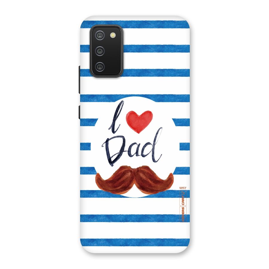 I Love Dad Back Case for Galaxy M02s