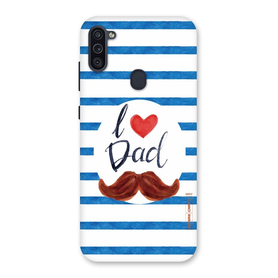 I Love Dad Back Case for Galaxy M11