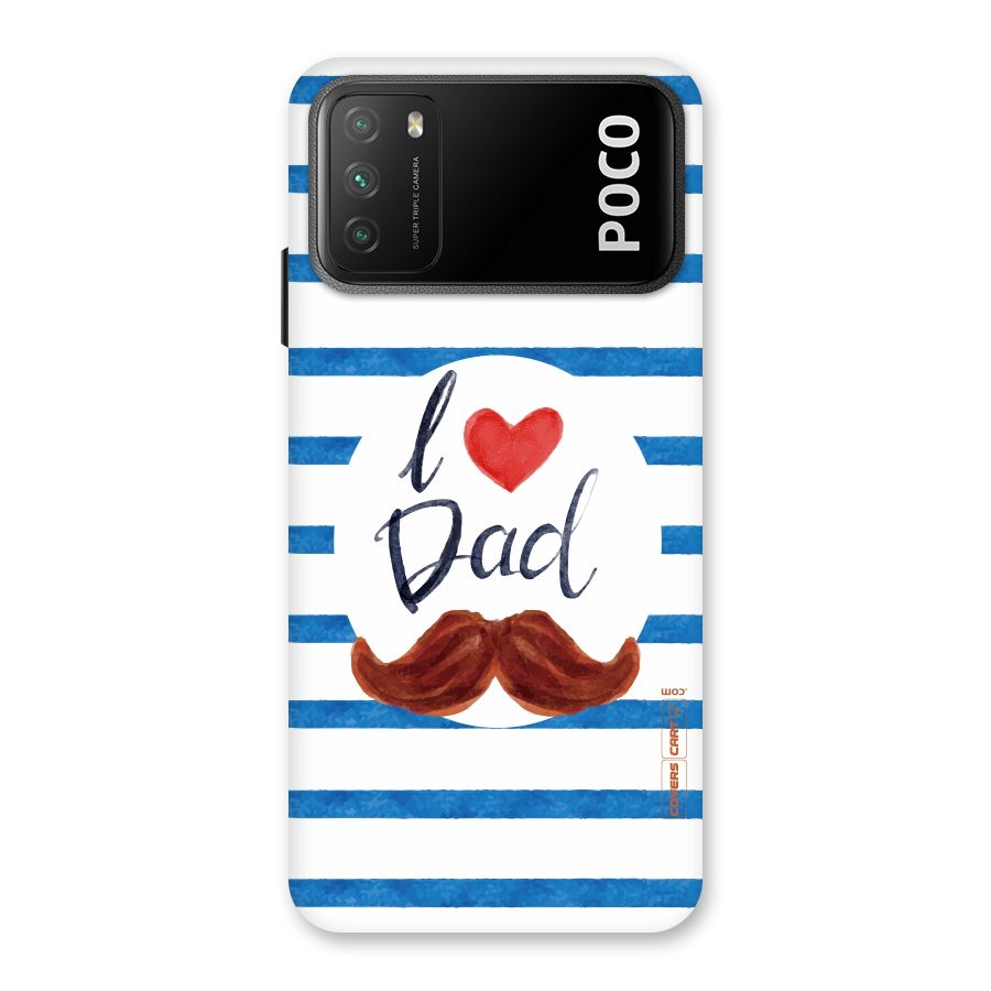 I Love Dad Back Case for Poco M3