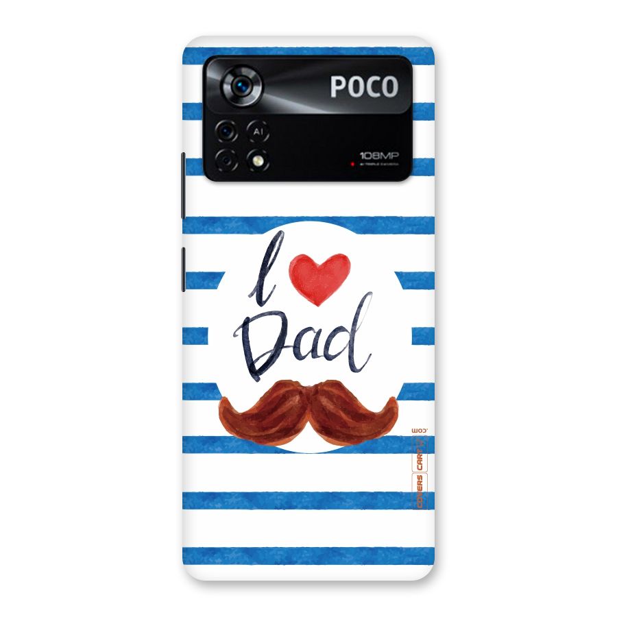 I Love Dad Back Case for Poco X4 Pro 5G