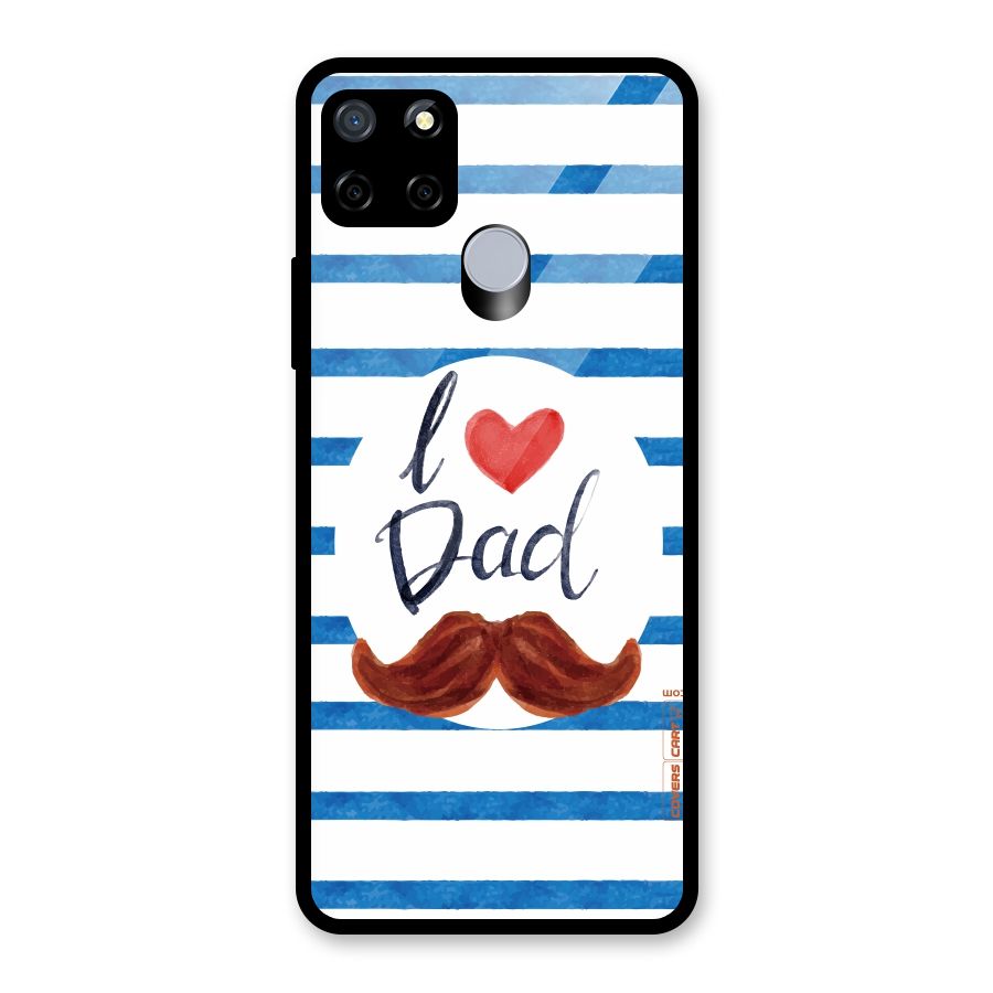 I Love Dad Glass Back Case for Realme C12