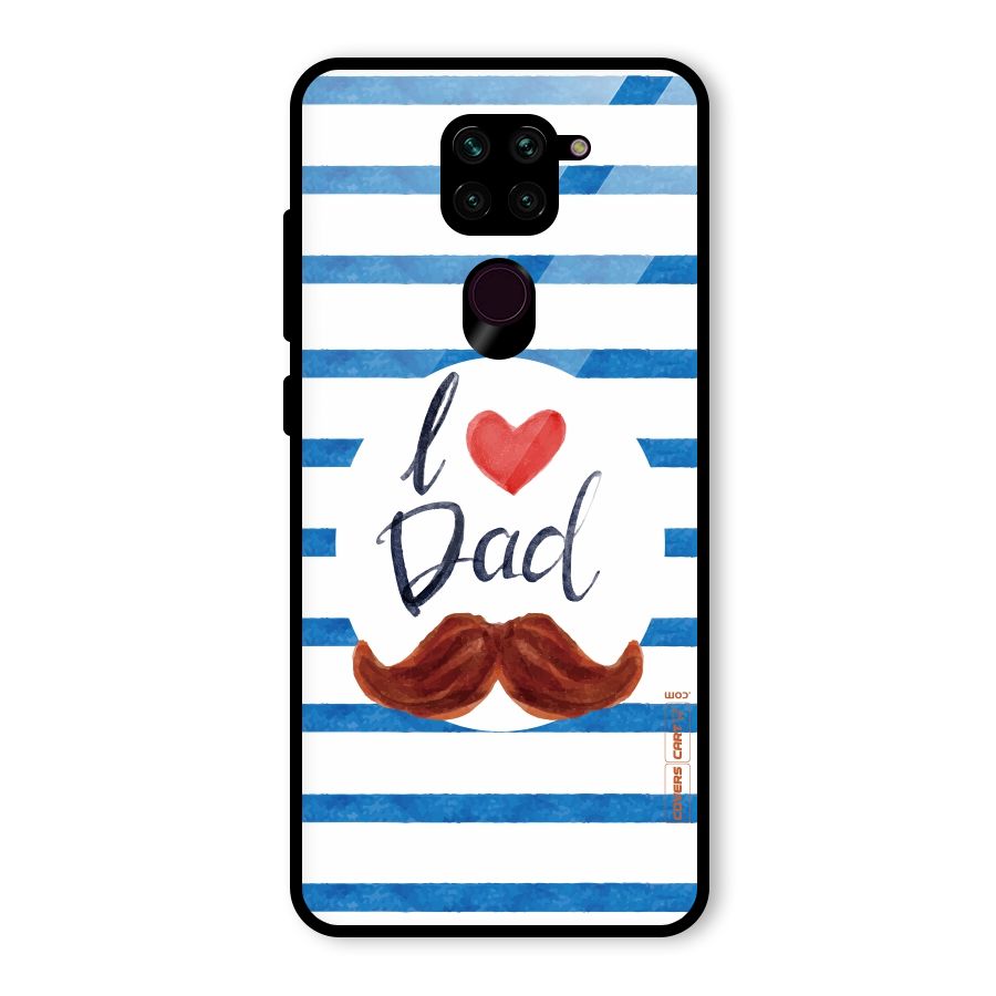 I Love Dad Glass Back Case for Redmi Note 9