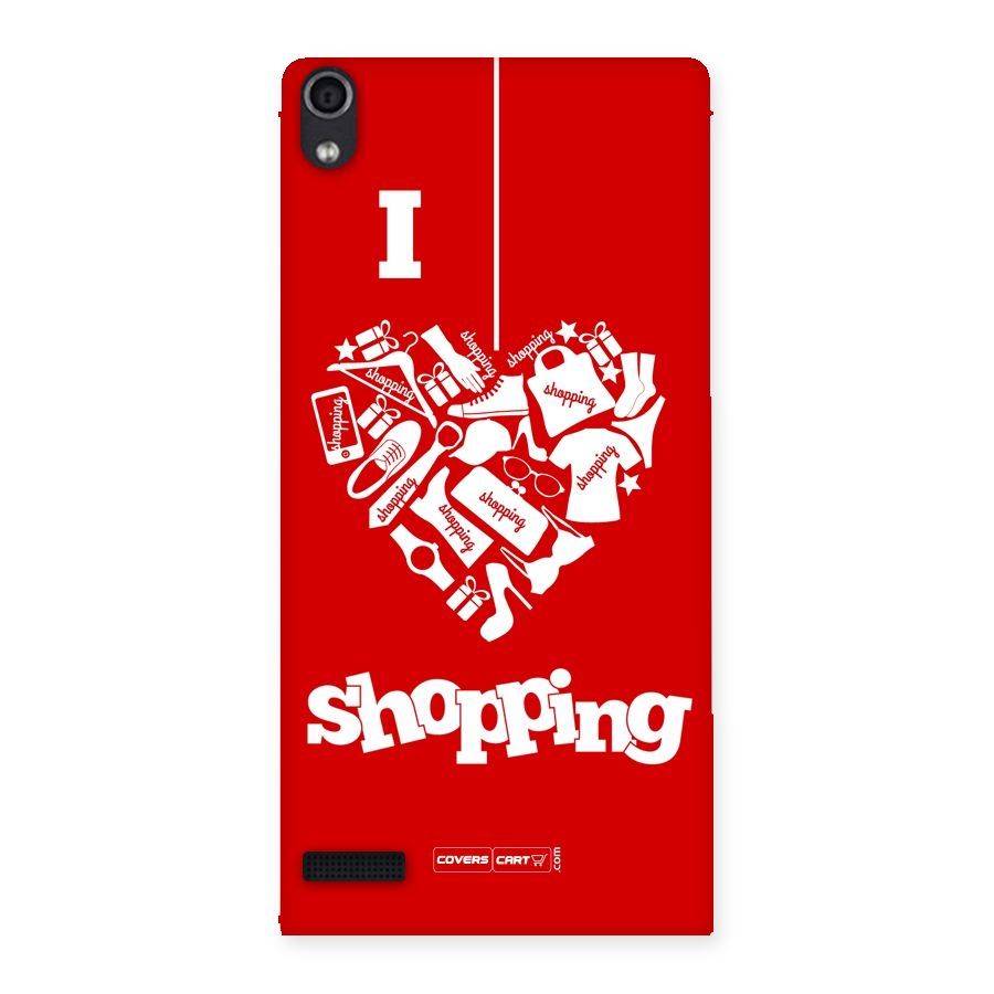 I Love Shopping Back Case for Ascend P6