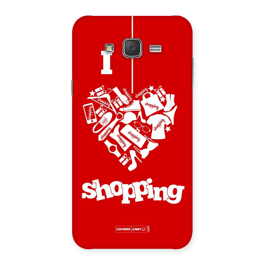 I Love Shopping Back Case for Galaxy J7