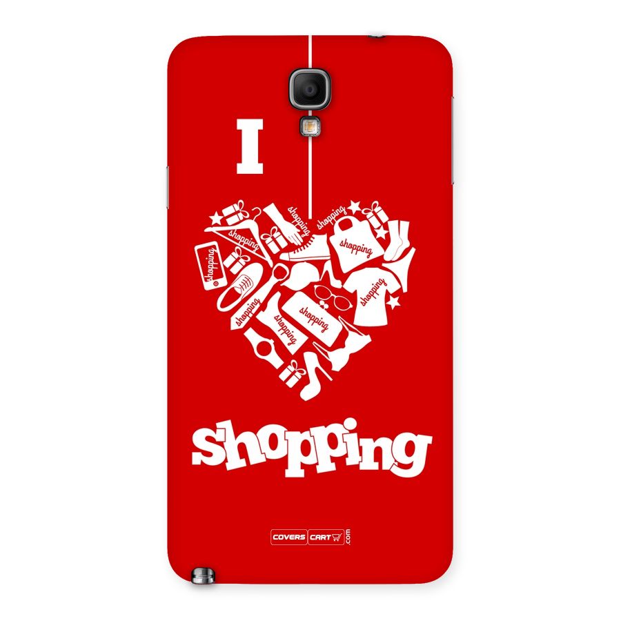 I Love Shopping Back Case for Galaxy Note 3 Neo