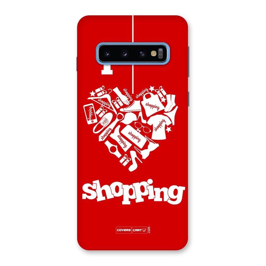 I Love Shopping Back Case for Galaxy S10