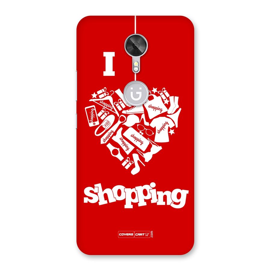 I Love Shopping Back Case for Gionee A1