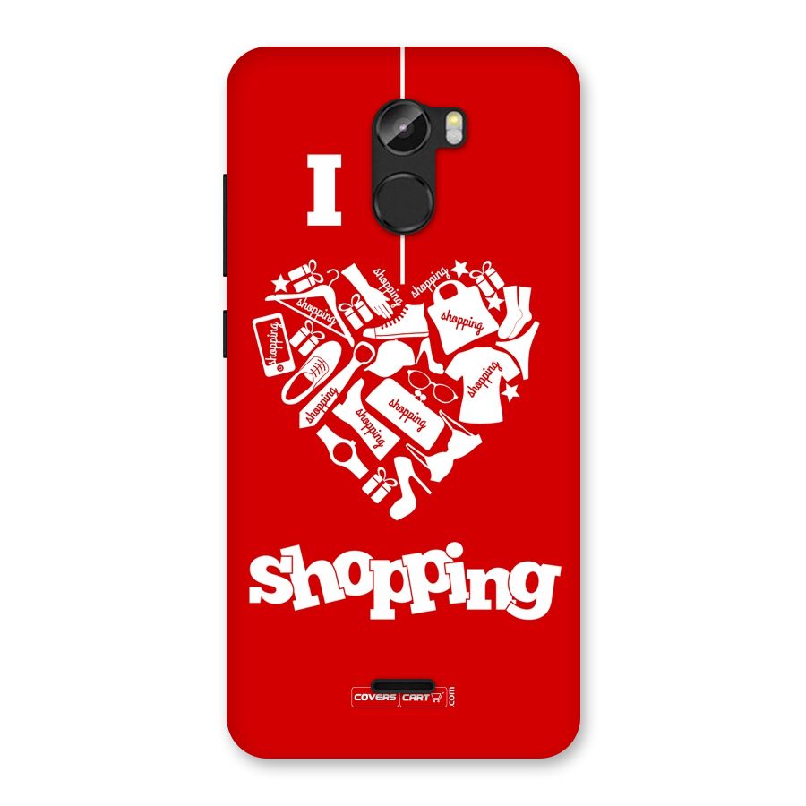 I Love Shopping Back Case for Gionee X1