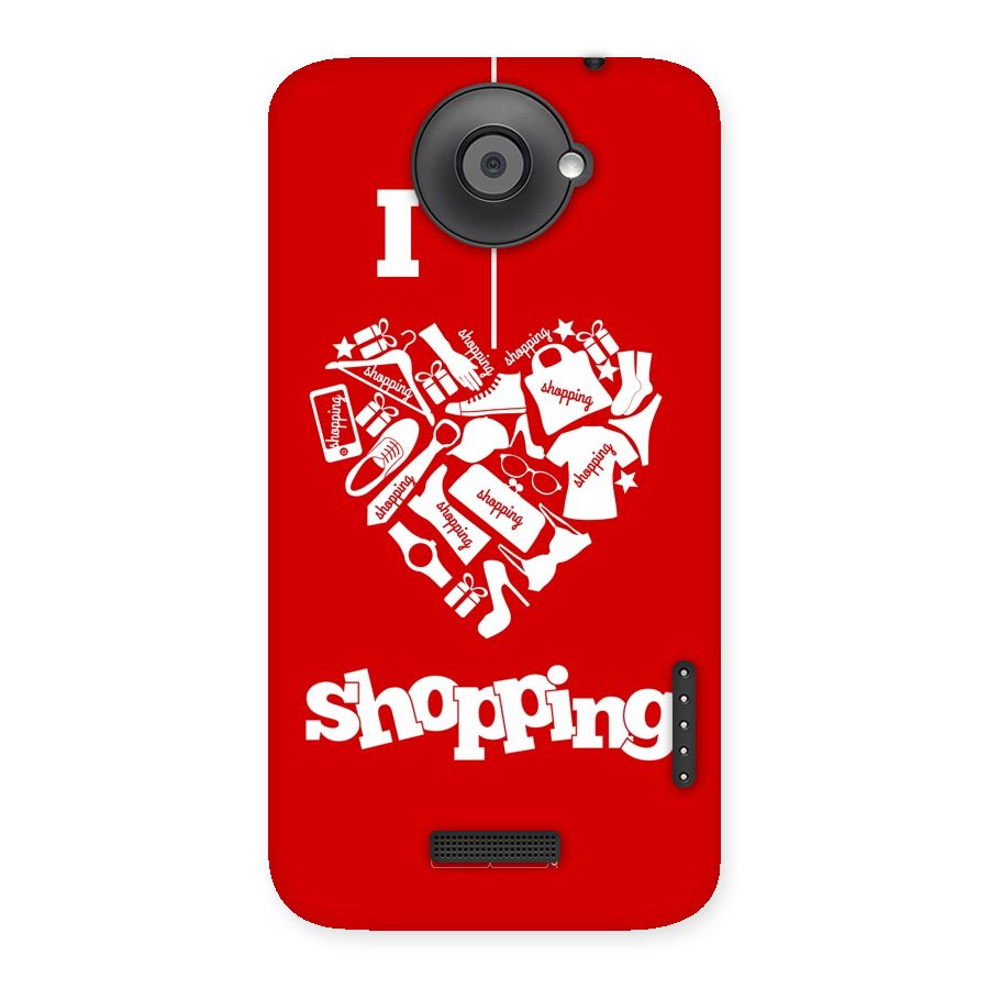 I Love Shopping Back Case for HTC One X