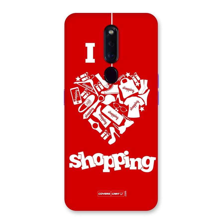 I Love Shopping Back Case for Oppo F11 Pro