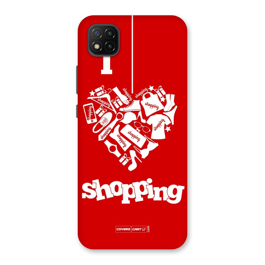 I Love Shopping Back Case for Poco C3