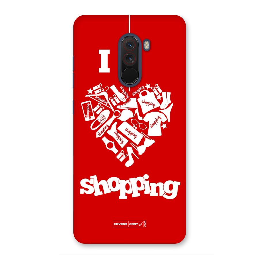 I Love Shopping Back Case for Poco F1