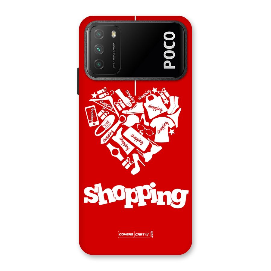 I Love Shopping Back Case for Poco M3