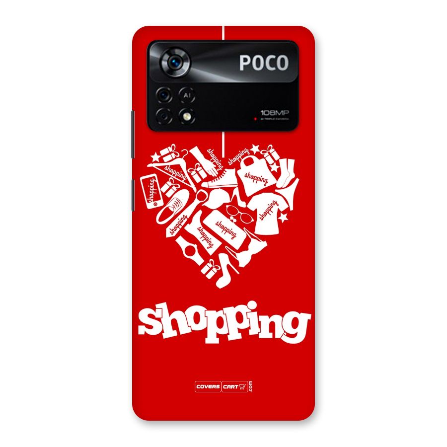 I Love Shopping Back Case for Poco X4 Pro 5G