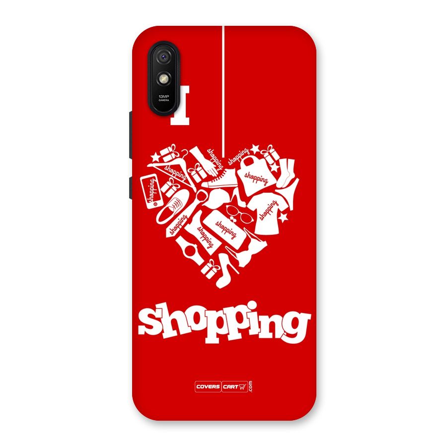 I Love Shopping Back Case for Redmi 9i