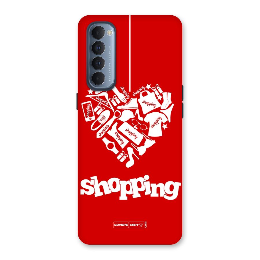 I Love Shopping Back Case for Reno4 Pro