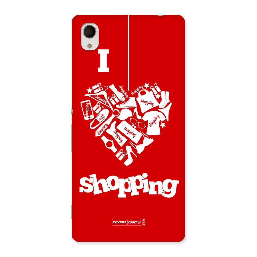 I Love Shopping Back Case for Sony Xperia M4
