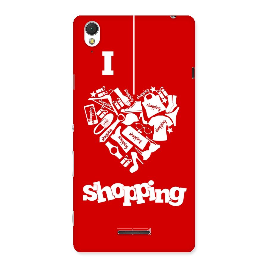 I Love Shopping Back Case for Sony Xperia T3