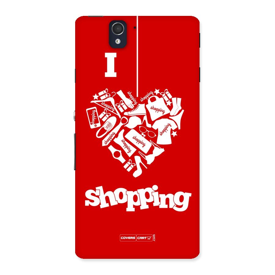 I Love Shopping Back Case for Sony Xperia Z