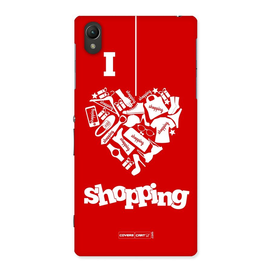 I Love Shopping Back Case for Sony Xperia Z1