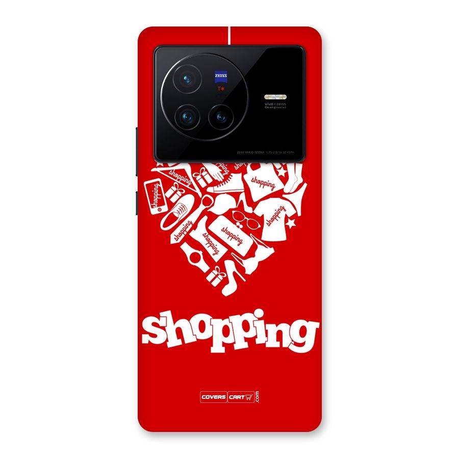 I Love Shopping Back Case for Vivo X80