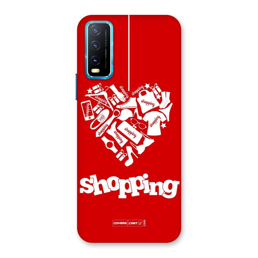 I Love Shopping Back Case for Vivo Y20A