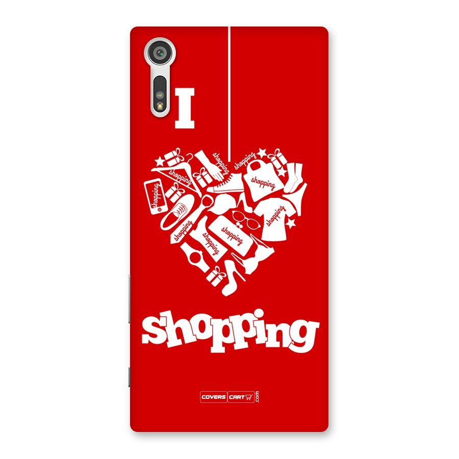 I Love Shopping Back Case for Xperia XZ