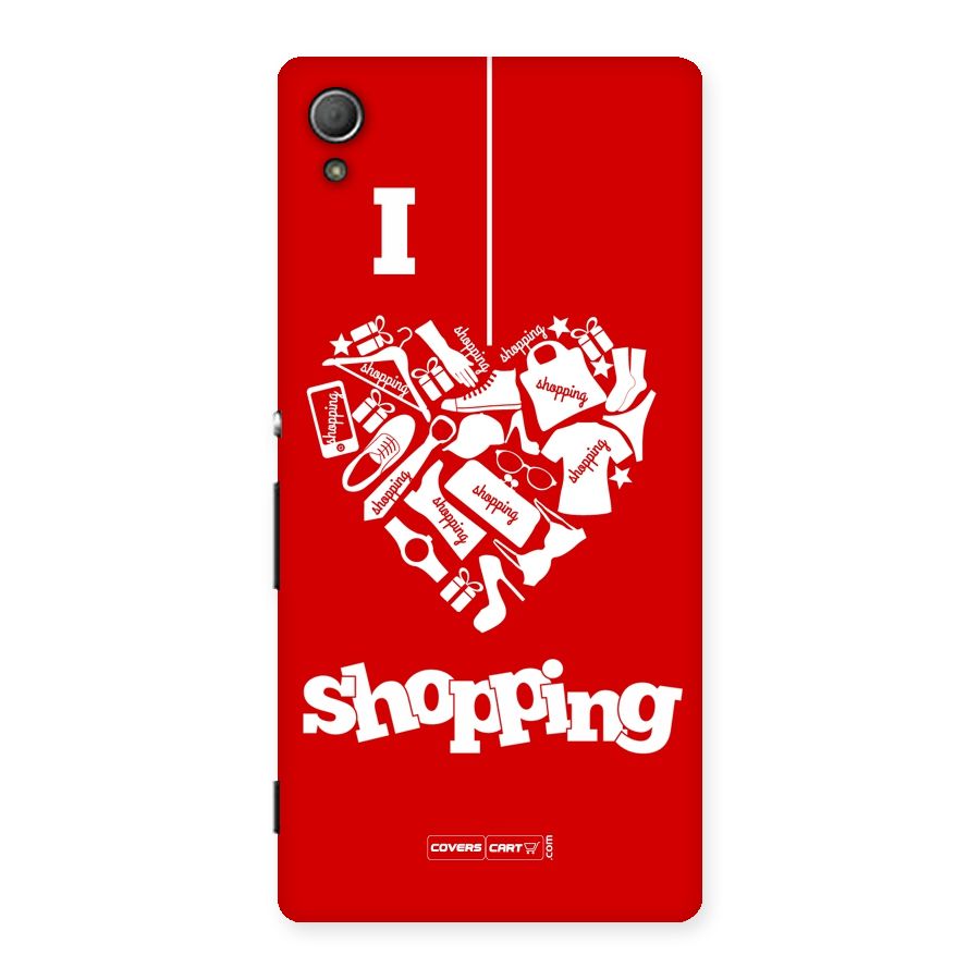 I Love Shopping Back Case for Xperia Z4
