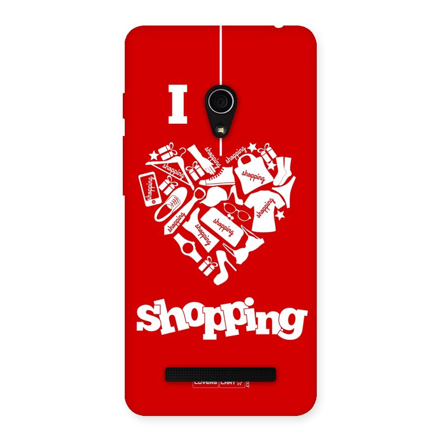 I Love Shopping Back Case for Zenfone 5