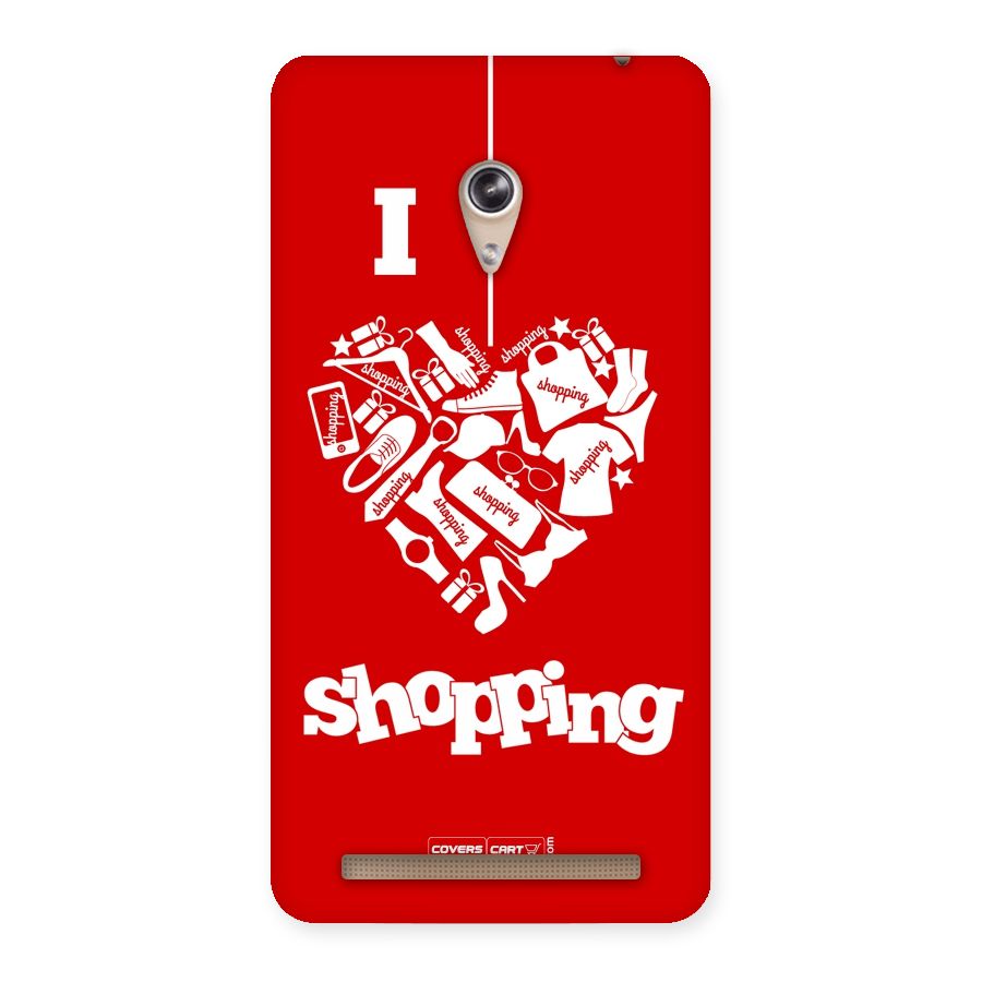 I Love Shopping Back Case for Zenfone 6