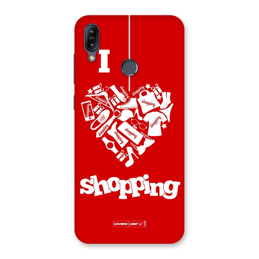I Love Shopping Back Case for Zenfone Max M2