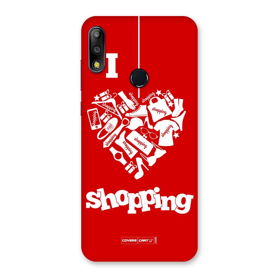 I Love Shopping Back Case for Zenfone Max Pro M2