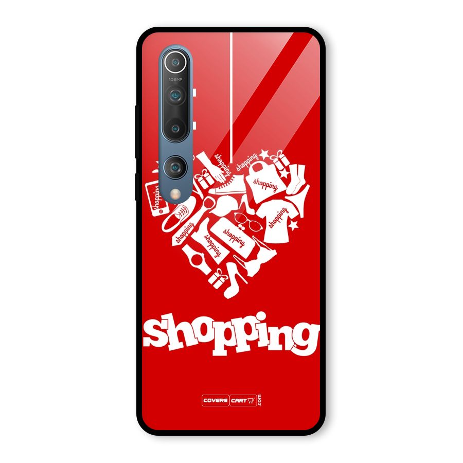 I Love Shopping Glass Back Case for Mi 10