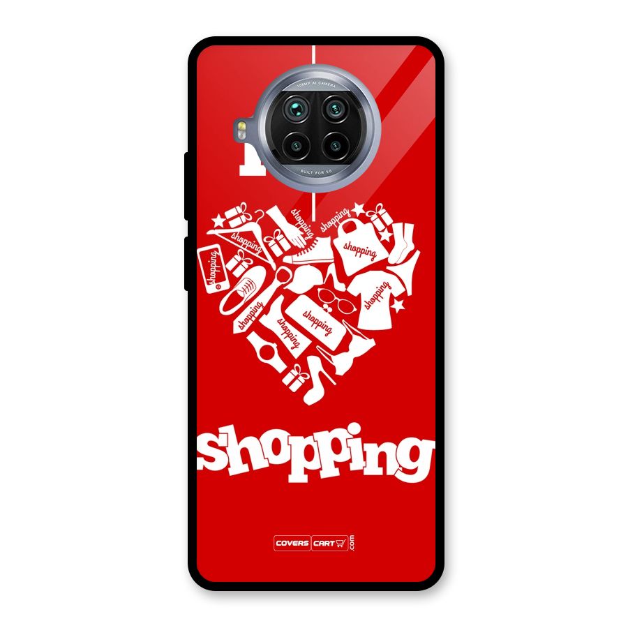 I Love Shopping Glass Back Case for Mi 10i