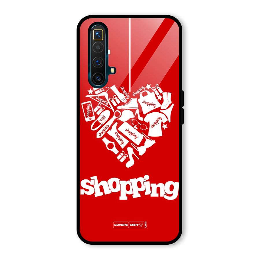 I Love Shopping Glass Back Case for Realme X3